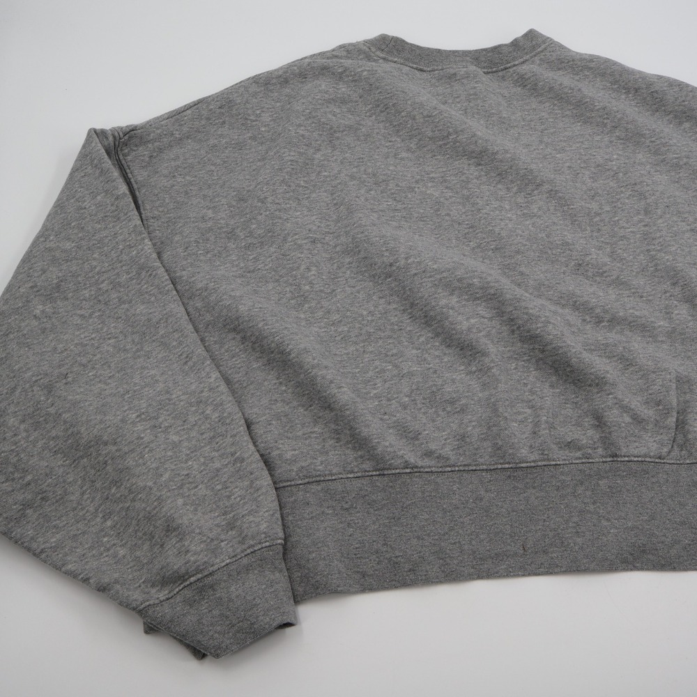 Nike Phoenix Fleece Sweatshirt Womens Medium Grey Cropped Oversized DJ7665-063 - Picture 8 of 10